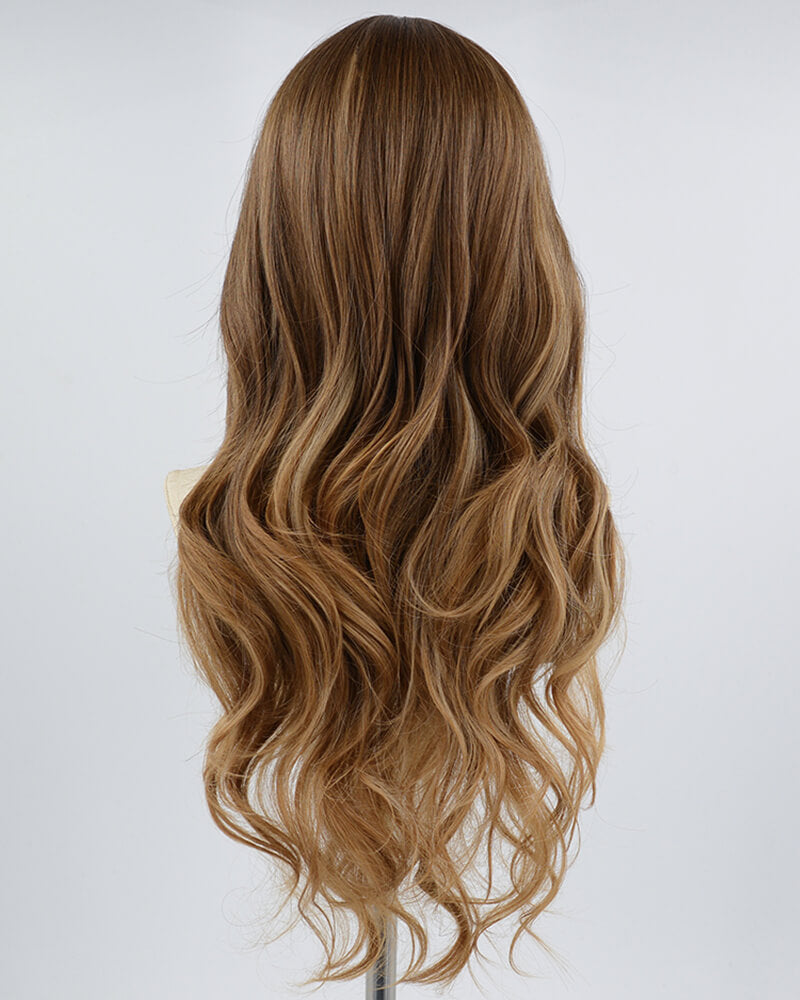 Brown Ombre Long Synthetic Wig HW355