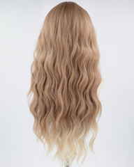 Long Brown Wavy Synthetic Wig HW444
