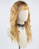 Ombre Blonde Curly Synthetic Wig HW425