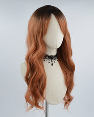 Ombre Dark Brown Synthetic Wig HW260