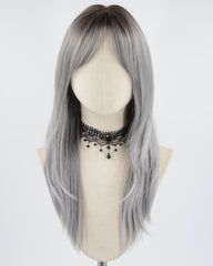 Ombre Silver Grey Synthetic Wig HW397