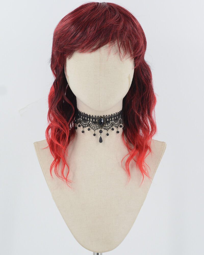 Ombre Red Synthetic Wig HW705