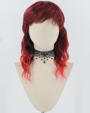 Ombre Red Synthetic Wig HW705
