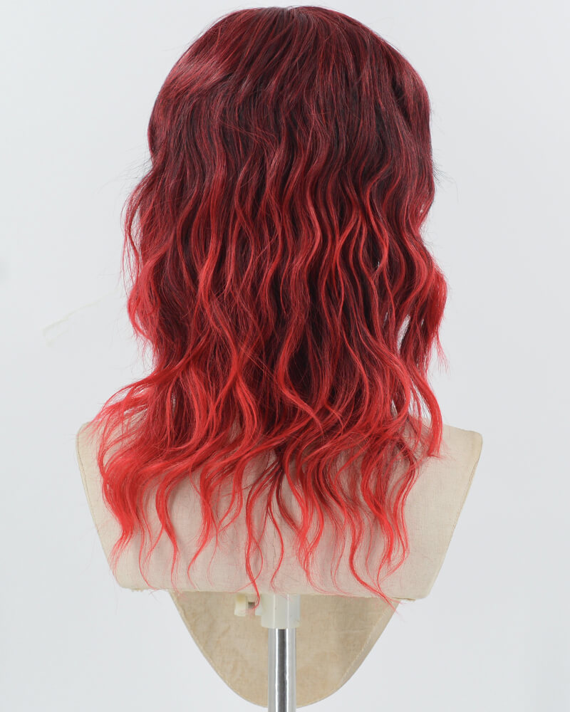 Ombre Red Synthetic Wig HW705