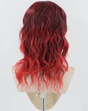 Ombre Red Synthetic Wig HW705