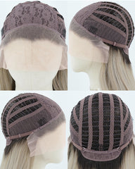 Blonde Long Wavy Synthetic Lace Front Wig WW892
