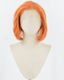 Light Orange Short Synthetic Lace Front Men's Wig MW040