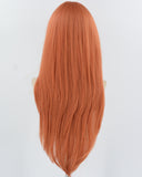 Long Orange Synthetic Wig HW694