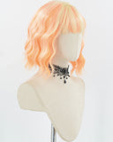 Mixed Orange Short Curly Synthetic Wig HW678