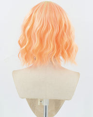 Mixed Orange Short Curly Synthetic Wig HW678