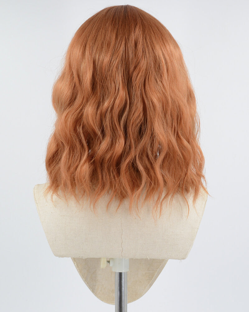 Orange Short Curly Synthetic Wig HW462