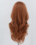 Orange Wavy Synthetic Wig HW686