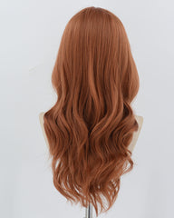 Orange Wavy Synthetic Wig HW686
