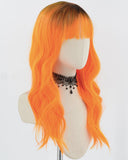 Ombre Orange Synthetic Wig HW640
