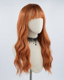 Orange Wavy Synthetic Wig HW255