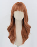 Orange Wavy Synthetic Wig HW686