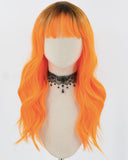 Ombre Orange Synthetic Wig HW640
