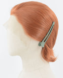 Orange Short Synthetic Lace Front Men's Wig MW038
