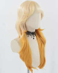 Orange Yellow Synthetic Wig HW646