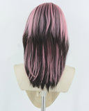 Pink Black Short Synthetic Wig HW756