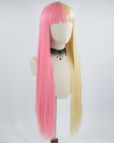 613 Blonde Pink Synthetic Wig HW370