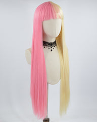 613 Blonde Pink Synthetic Wig HW370