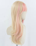 Pink Blonde Synthetic Wig HW757