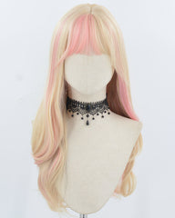 Pink Blonde Synthetic Wig HW757