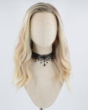 Ombre Blonde Synthetic Lace Front Wig WW594