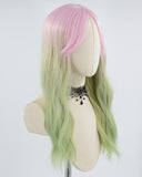 Pink Ombre Green Synthetic Wig HW347