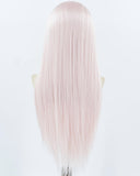 Light Pink Long Straight Synthetic Lace Front Wig WW921