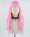 Pink Ombre Wavy Synthetic Wig HW282