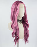 Pink Purple Synthetic Wig HW410