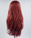 Pink Red Synthetic Lace Front Wig WT242