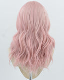 Pink Wavy Synthetic Wig HW792