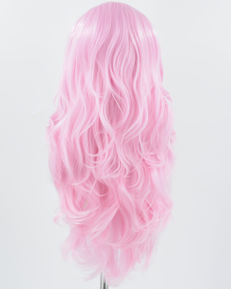 Glow in the Dark Wig Pink Lace Front Wig WT109