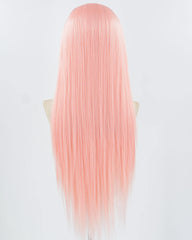 Pink Synthetic Lace Front Wig WW795