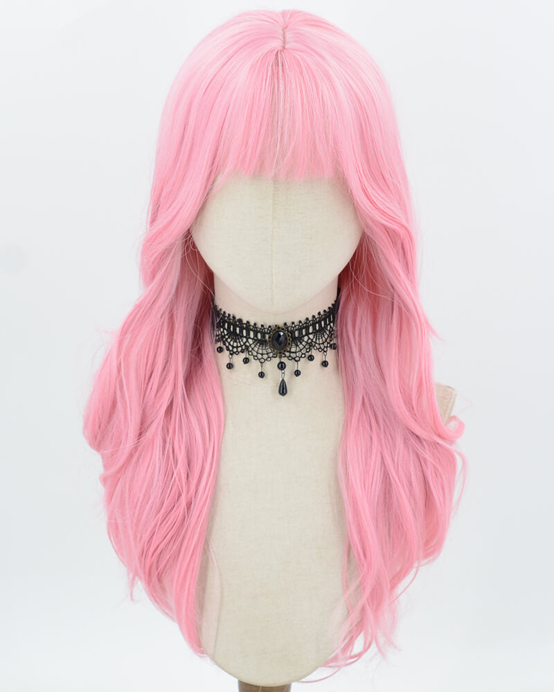 Pink Synthetic Wig HW819