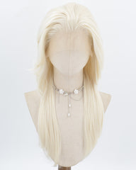 Platinum Blonde Cosplay Synthetic Lace Front Wig WW1016