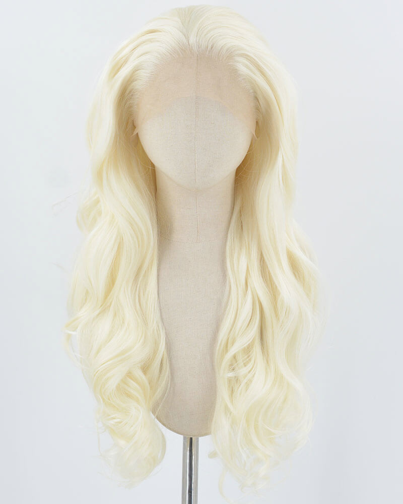Blonde Wavy Synthetic Lace Front Wig WW899
