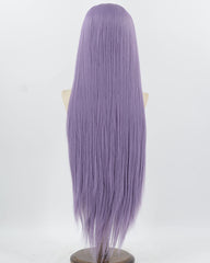 38inch Long Purple Synthetic Lace Front Wig WW1029