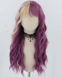 Purple Blonde Synthetic Wig HW665