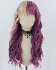 Purple Blonde Synthetic Wig HW665