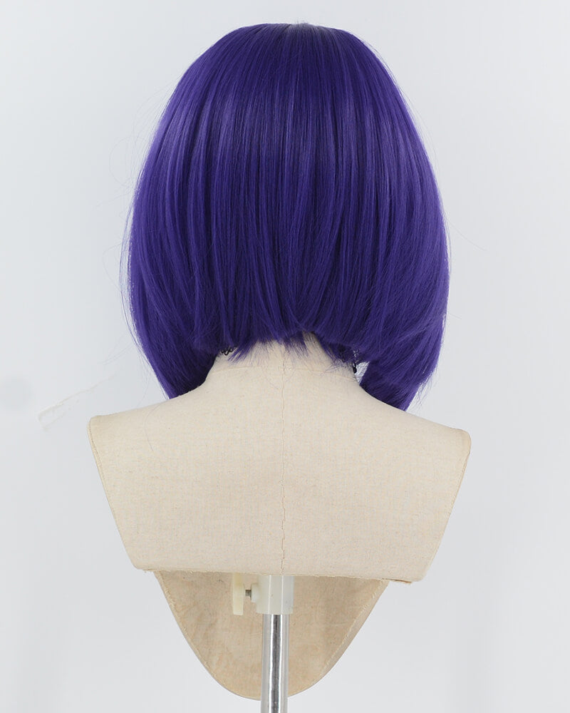 Purple Short Cosplay Synthetic Wig HW734