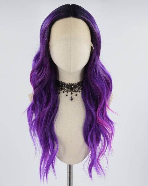 purple-curly-lace-front-  display picture 2