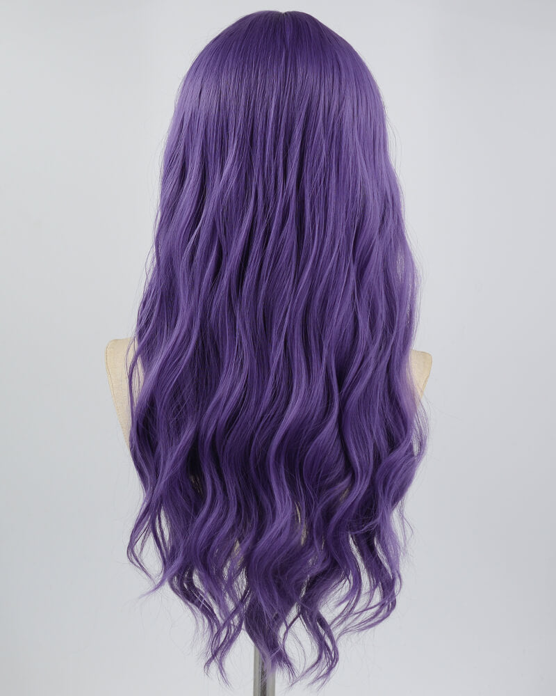 Purple Curly Synthetic Wig HW309