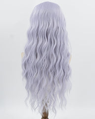Purple Curly Synthetic Lace Front Wig WW1002