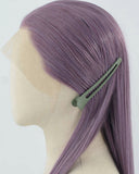 Straight Purple Synthetic Lace Front Wig WT126