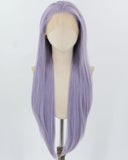 Long Purple Synthetic Lace Front Wig WW904