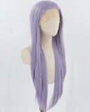 Long Purple Synthetic Lace Front Wig WW904